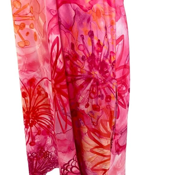 Art & Sol Watercolor Floral Sleeveless Dress Pockets Racerback Size Small NEW - Picture 7 of 10